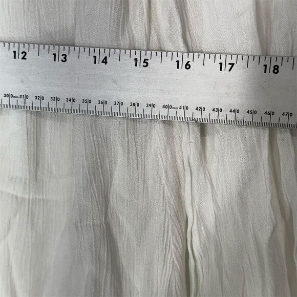 Lovers + Friends White Embroidered Tunic Dress XS Boho Peasant Top Festival Vibe - Picture 5 of 8